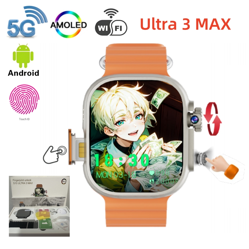Smartwatch Id - S10 ultra 3 max SmartWatch 4G/5G