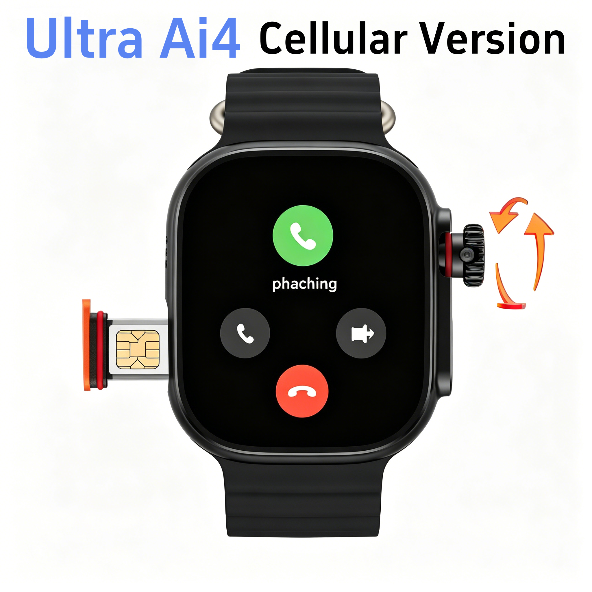 Smartwatch Nexus - Microwear Ultra Ai4 Smartwatch 180° Rotating