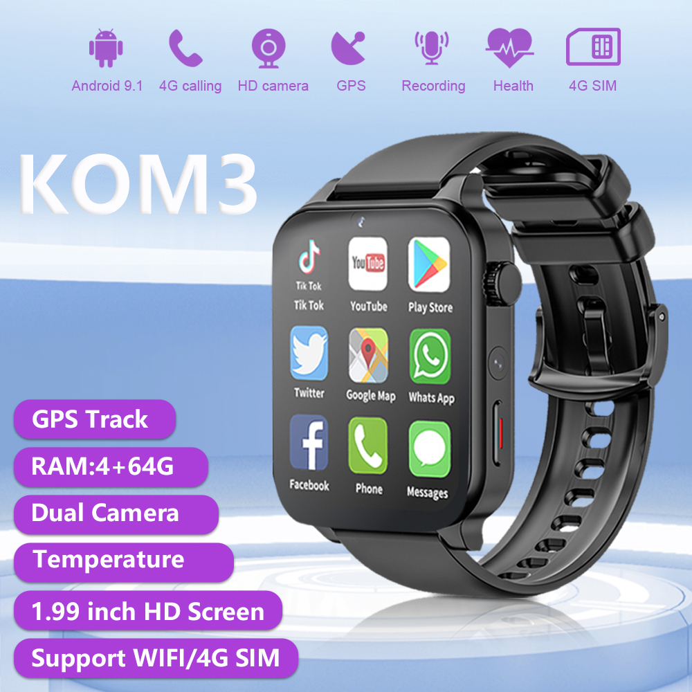 Smartwatch Instagram - XUESEVEN KOM3 4G LTE Smart Watch