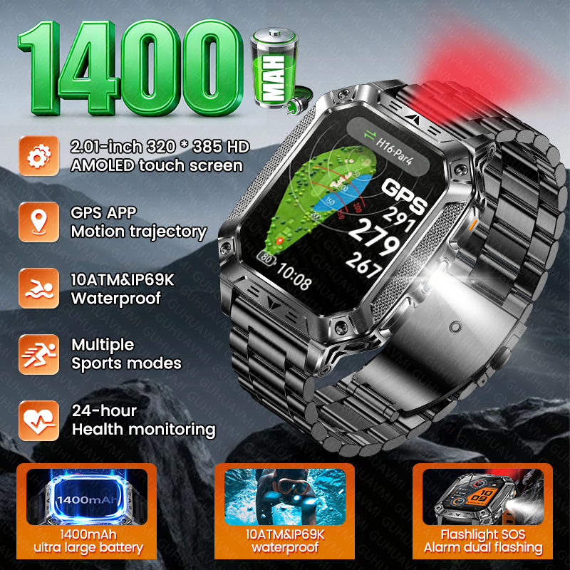 Smartwatch Touch - 2026 New 1400mAh Big Battery Smart