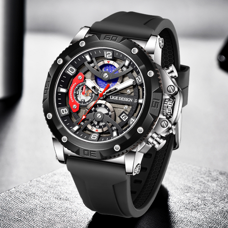 LIGE Top Brand Luxury Men Watc - Smartwatch Nexus ulasan dan harga
