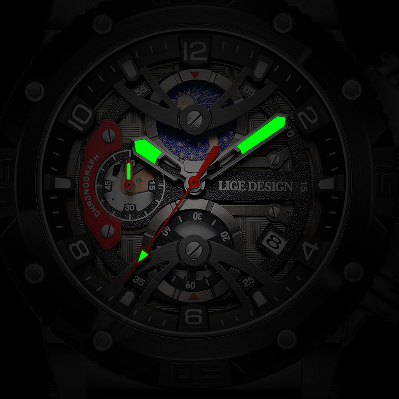 LIGE Top Brand Luxury Men Watc - Smartwatch Nexus ulasan dan harga
