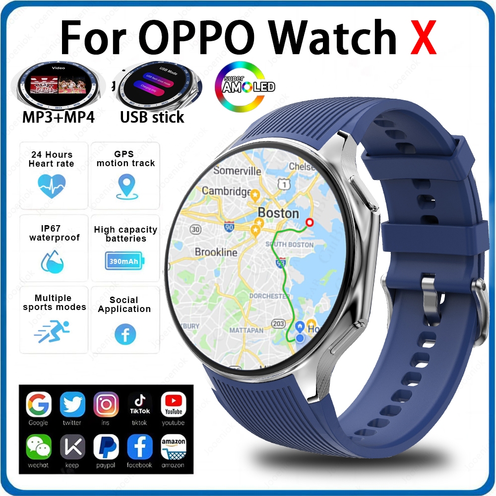 OPPO Watch X AMOLED 32GB Smart - Smartwatch Instagram ulasan dan harga
