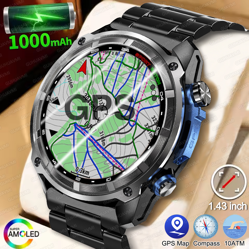 T-Rex3 Pro GPS Offline Map 100 - Smartwatch Nexus ulasan dan harga