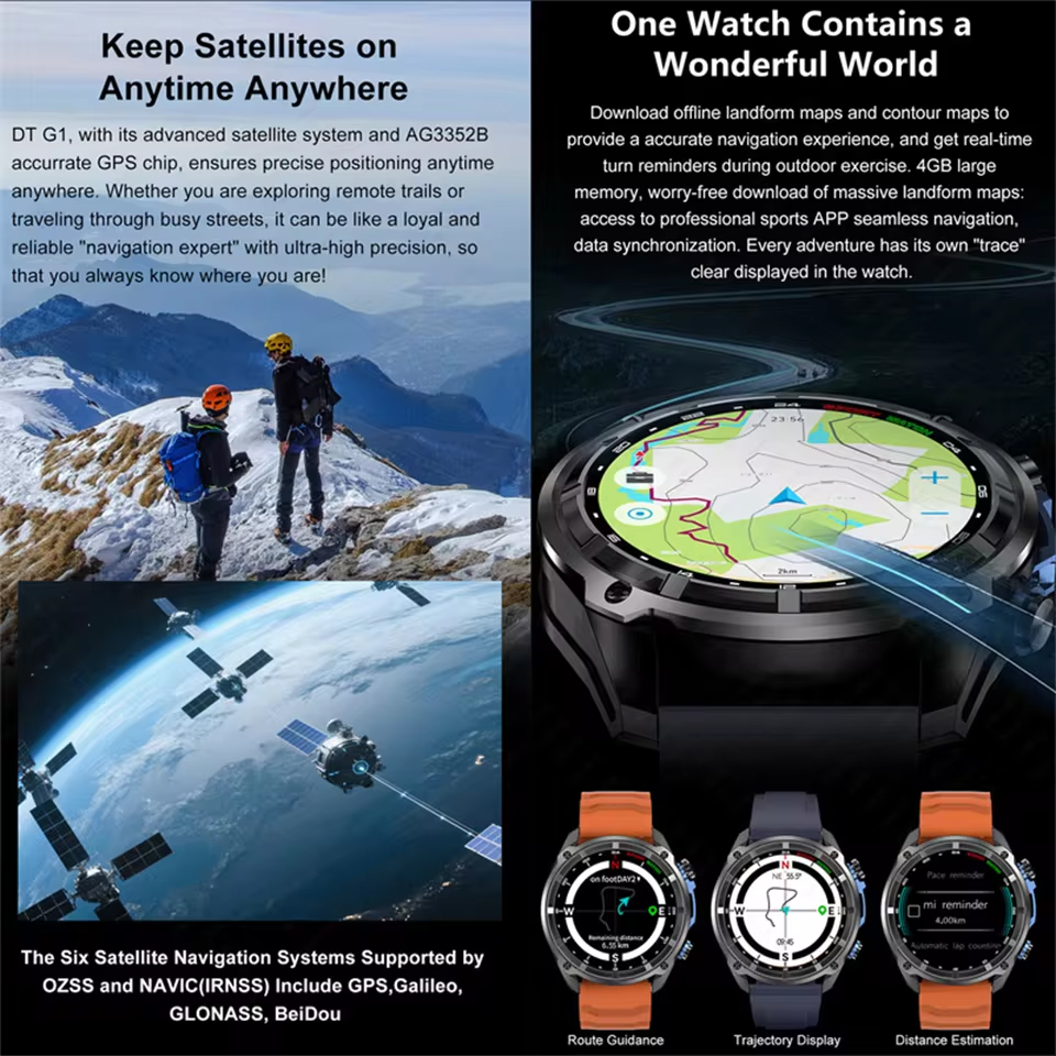 T-Rex3 Pro GPS Offline Map 100 - Smartwatch Nexus ulasan dan harga