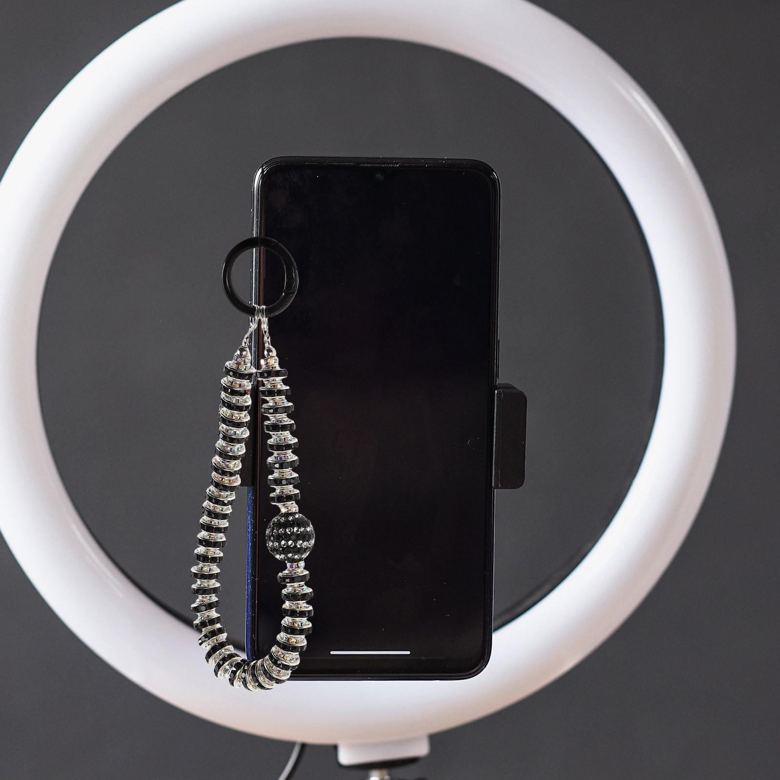 Phone Chain Beaded Wrist Strap - Ceramic Link Bracelet ulasan dan harga