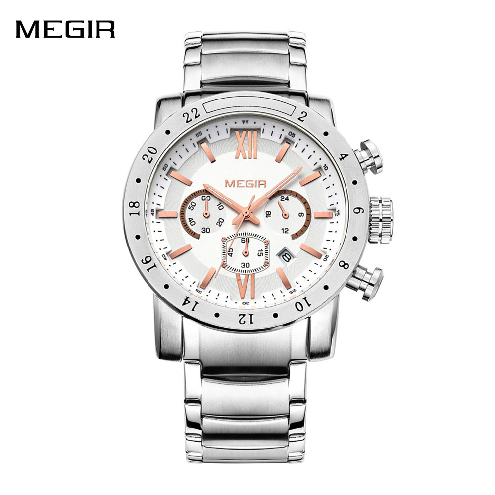 MEGIR Stainless Steel Casual W - Smartwatch Touch ulasan dan harga