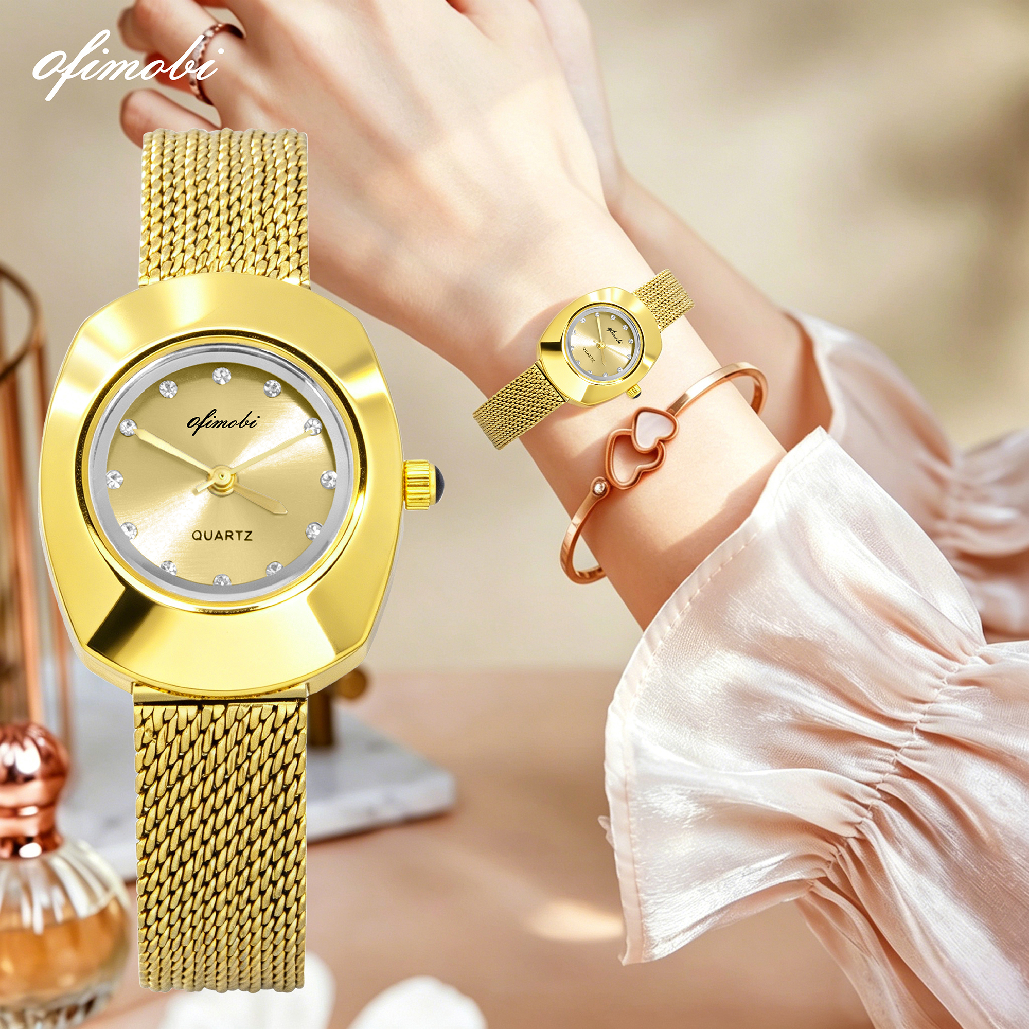 OFIMOBI Women Quartz Watch Sta - Stainless Mesh Band ulasan dan harga