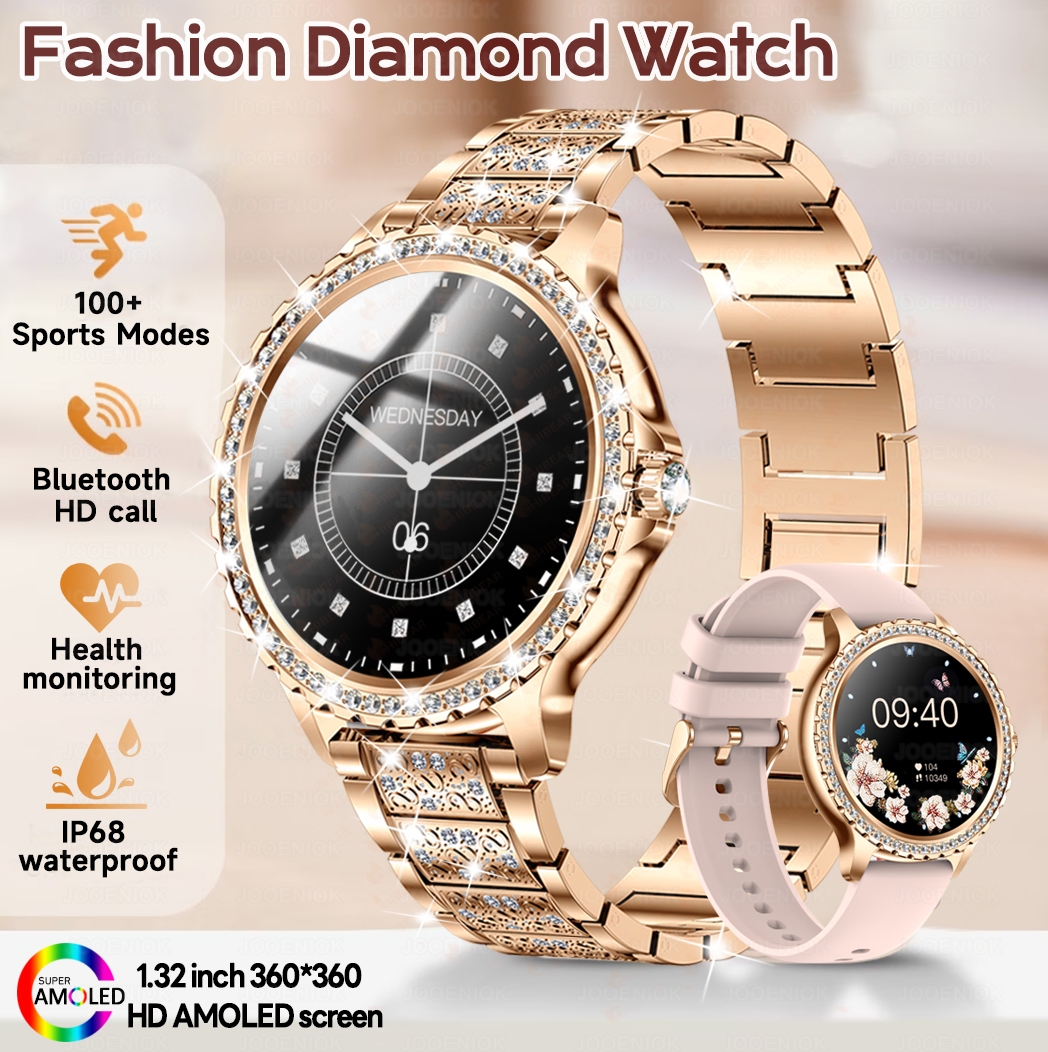 2026 New Fashion Women Diamond - Smartwatch Instagram ulasan dan harga