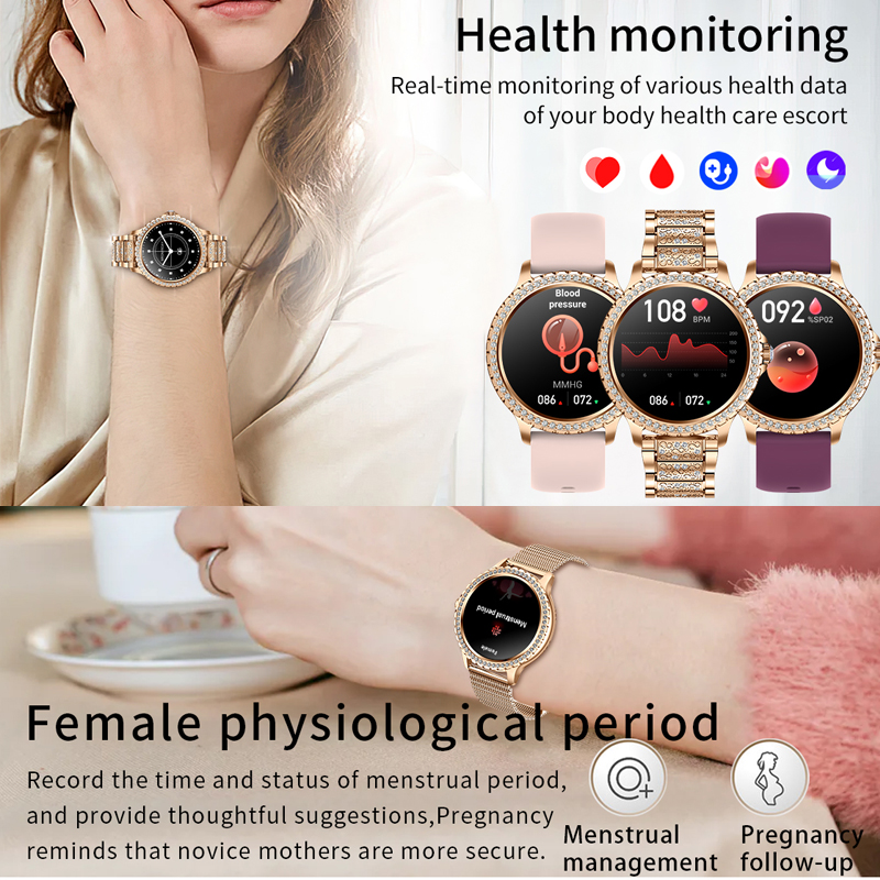 2026 New Fashion Women Diamond - Smartwatch Instagram ulasan dan harga