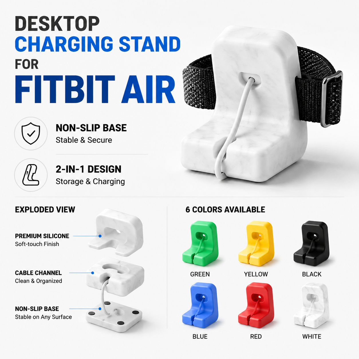 Charging Cradle For Fitbit Air - Watch Charging Dock ulasan dan harga