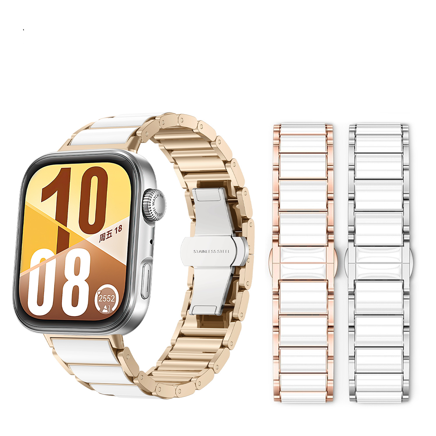 Ceramic-like Metal Strap For H - Ceramic Link Bracelet ulasan dan harga