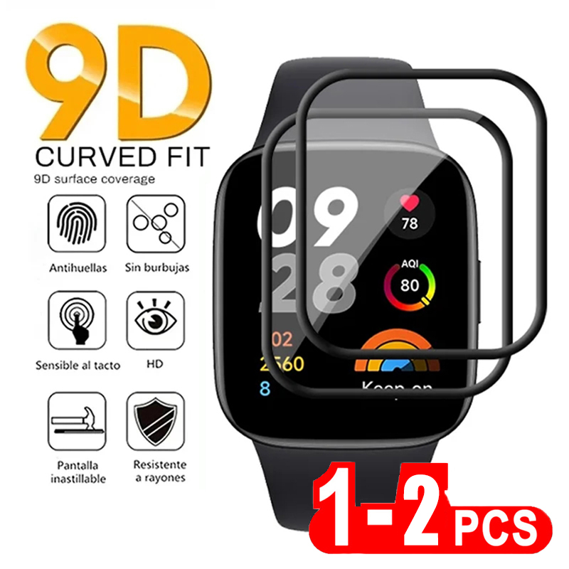 2 Pcs Tempered Glass for Redmi - Smartwatch Watch Accessories ulasan dan harga