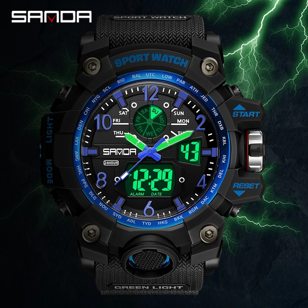 SANDA 30169 Top Sports Men's W - Smartwatch Nexus ulasan dan harga