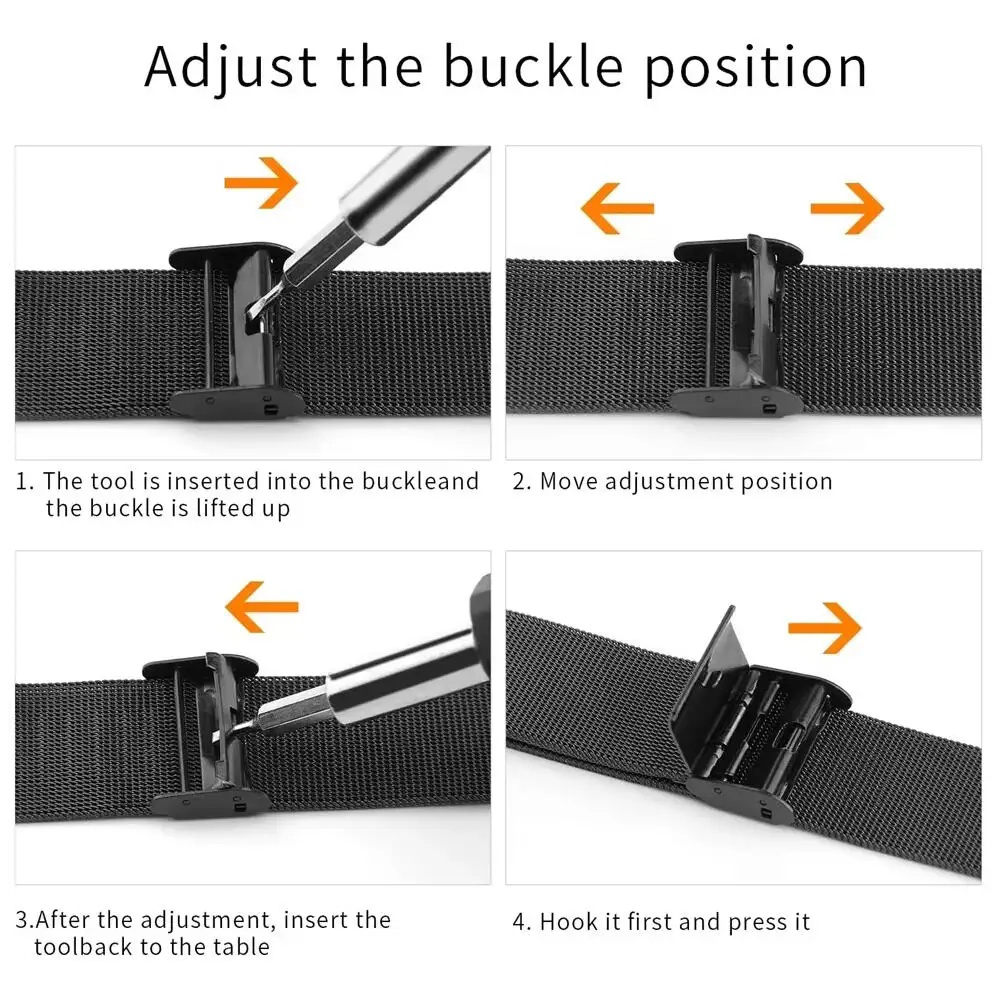 Metal Bands for OPPO Watch 41m - Stainless Mesh Band ulasan dan harga