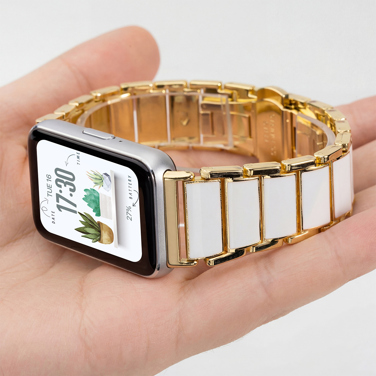 Metal Strap for Samsung Galaxy - Ceramic Link Bracelet ulasan dan harga