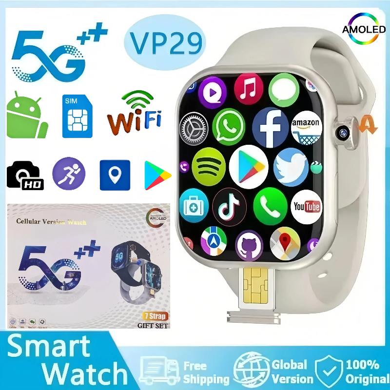 5G Android Smartwatch VP29 4G/ - Smartwatch Id ulasan dan harga
