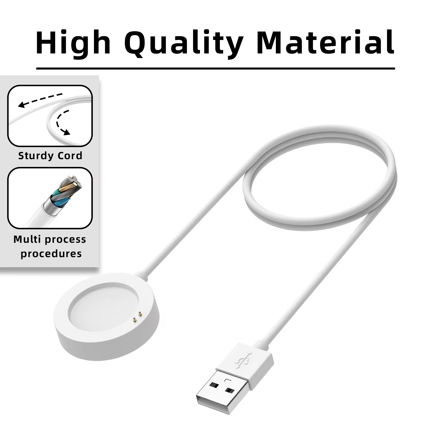 Magnetic USB Charging Cable fo - Android Smartwatch Accessories ulasan dan harga