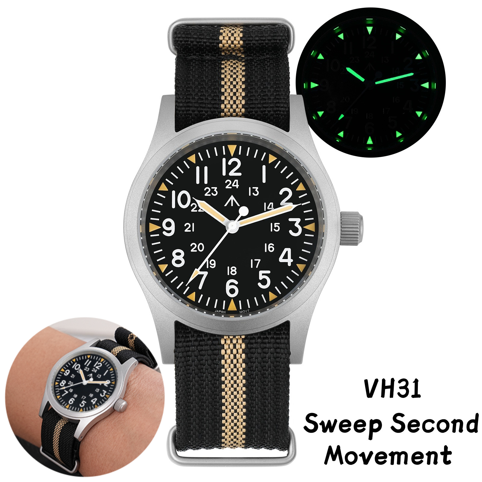 Militado ML05 Vintage Watch VH - Smartwatch Nexus ulasan dan harga