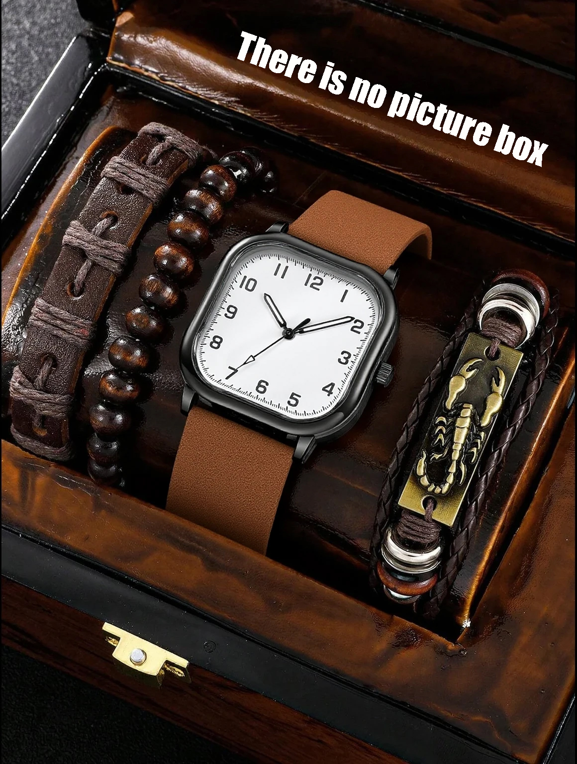 No gift box; men's leather str - Accessories With Watch ulasan dan harga