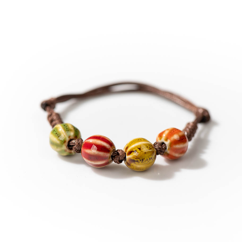 Handmade Ceramic Retro Style B - Ceramic Link Bracelet ulasan dan harga