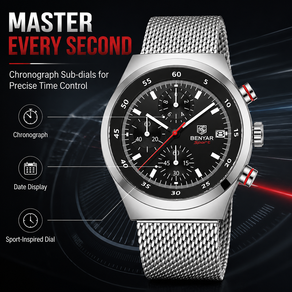BENYAR Top Luxury Brand Men's  - Accessories With Watch ulasan dan harga