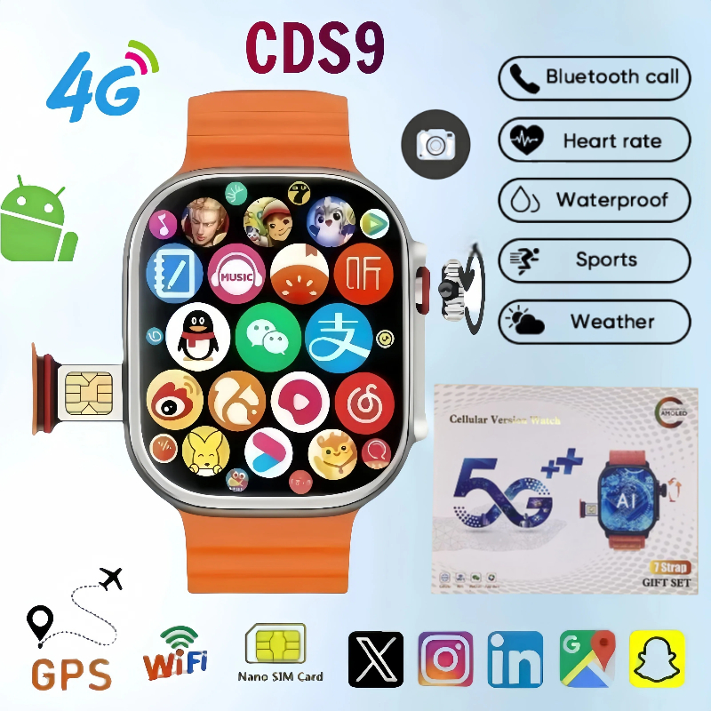 CDS9 Smartwatch Android 4G Net - Smartwatch Id ulasan dan harga